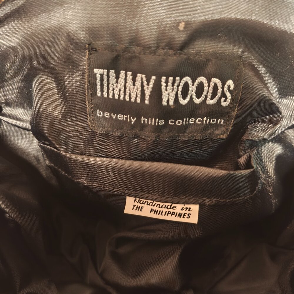Vintage Hand-Carved Acacia Wood Lion Head Shoulder Bag from Timmy Woods Collecti - Picture 6 of 10